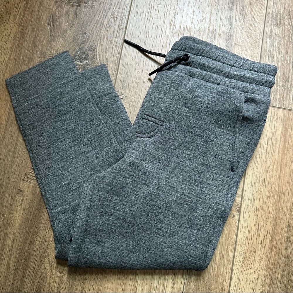 NWT! Boy’s Member’s Mark Gray Jogger Sweatpants, Tech Pocket, Pull On, S (6/7)